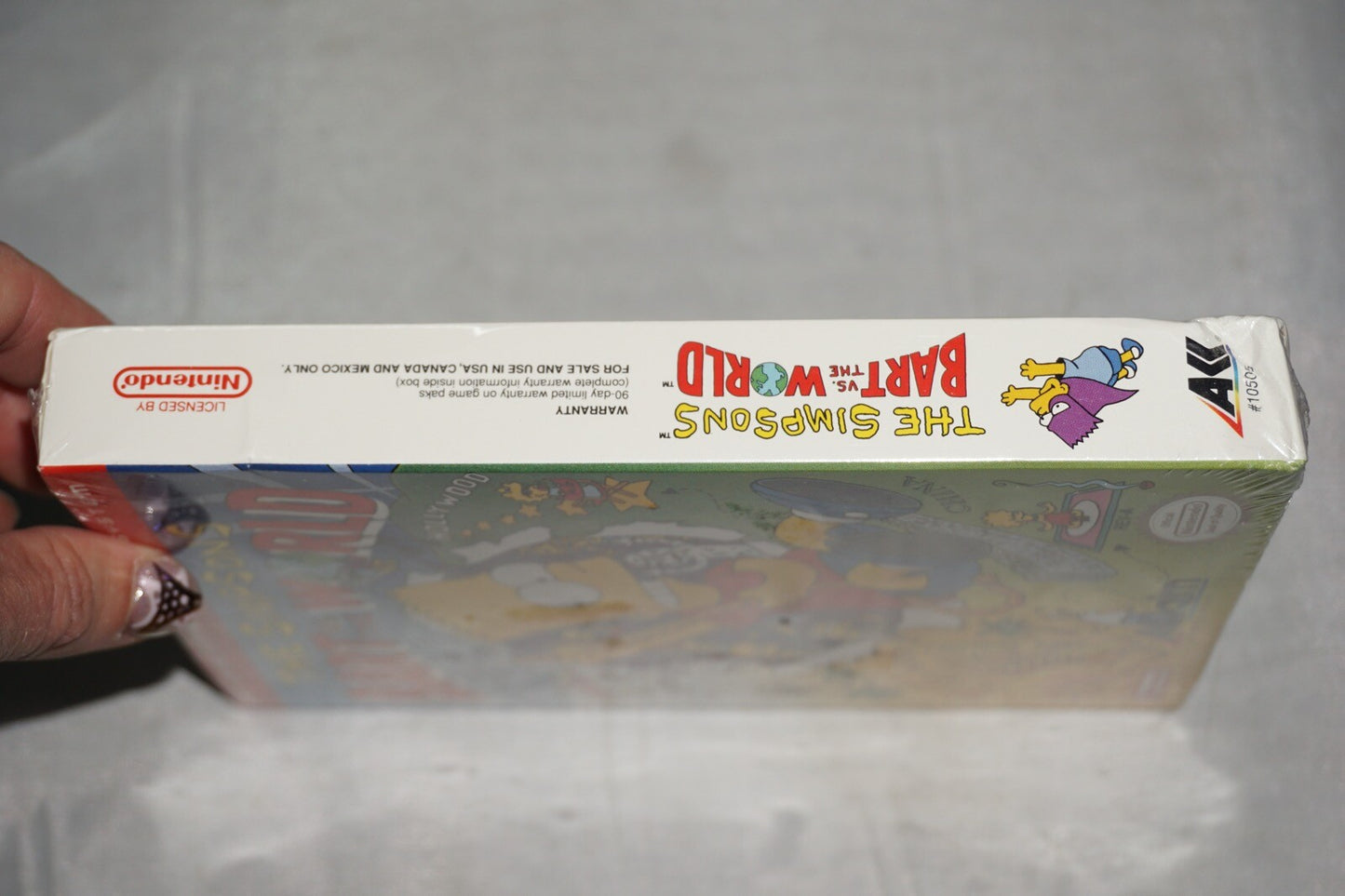 Simpsons Bart Vs The World (Nintendo NES) NEW Factory Sealed