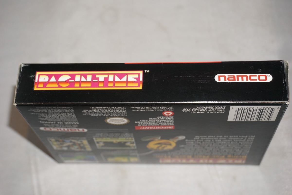 Pac In Time (Super Nintendo SNES) Complete in Box CIB