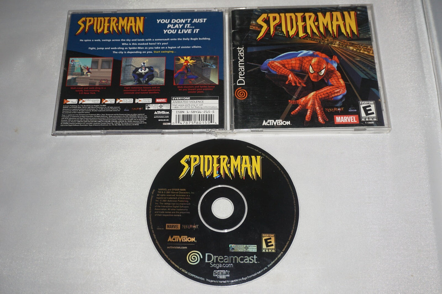 Spider-Man (Sega Dreamcast) Complete w/ Reg Card