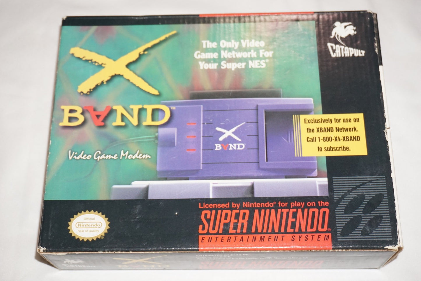 X Band Modem (Super Nintendo SNES) Complete in Box CIB