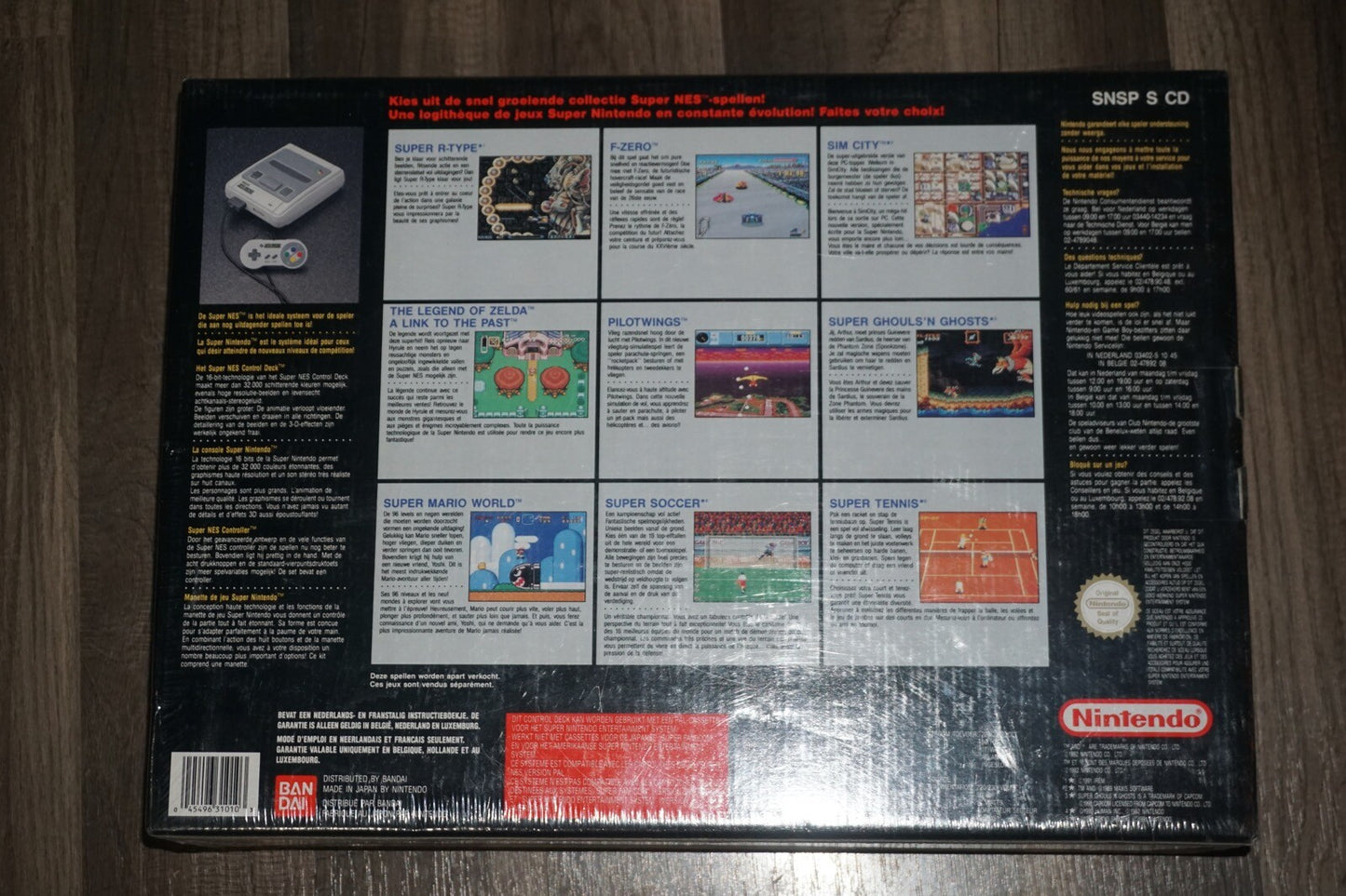 PAL Super NES Nintendo SNES Control Set System Console NEW Factory Sealed UK