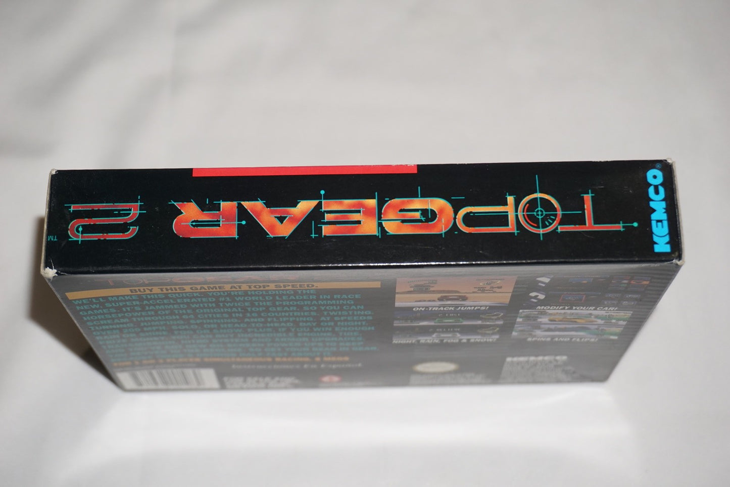Top Gear 2 (Super Nintendo SNES) Complete in Box CIB