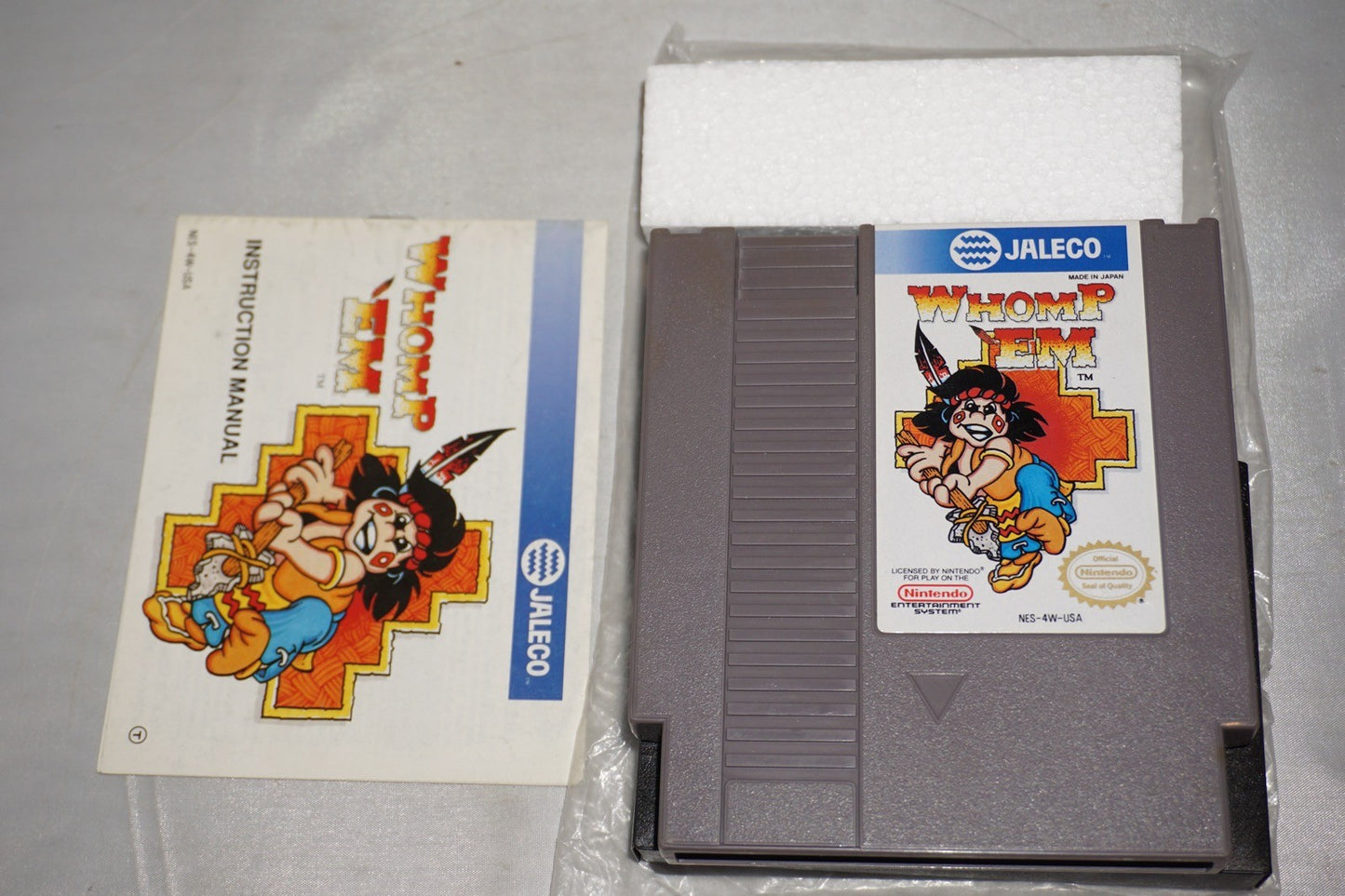Whomp Em (Nintendo NES) Complete in Box CIB