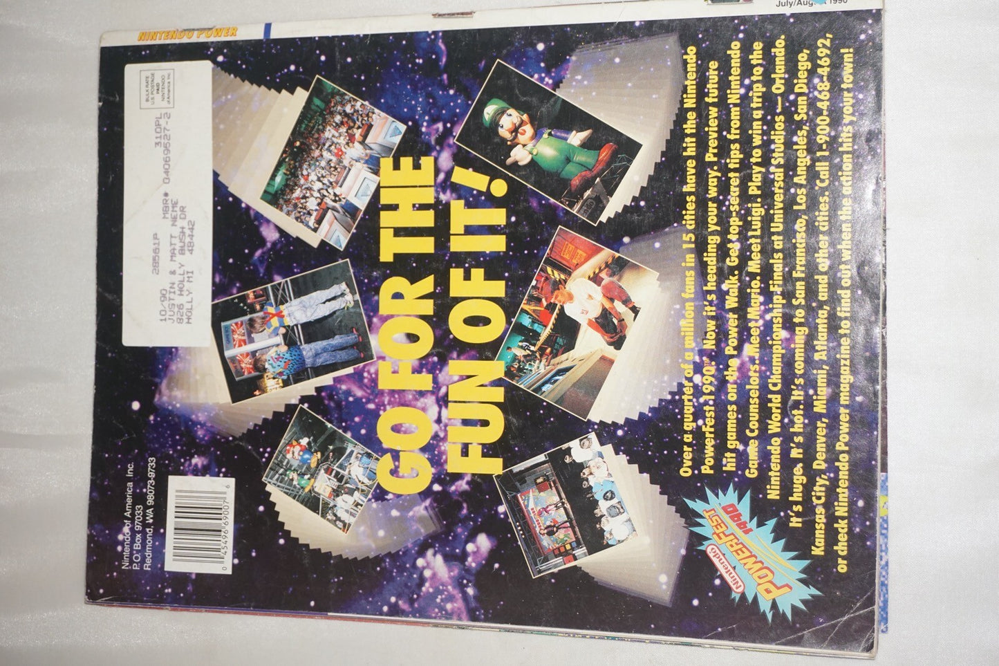 July/August 1990 Chip N Dale Nintendo Power Magazine #5
