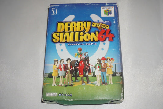 Derby Stallion (Nintendo 64 N64) Complete JAPAN