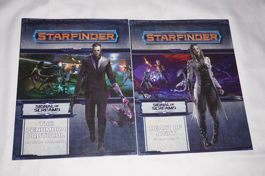 Signals Of Screams Adventure Path Parts 2 & 3 Book Starfinder NEW