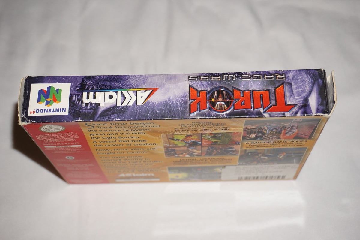 Turok Rage Wars (Nintendo 64 N64) Complete in Box CIB