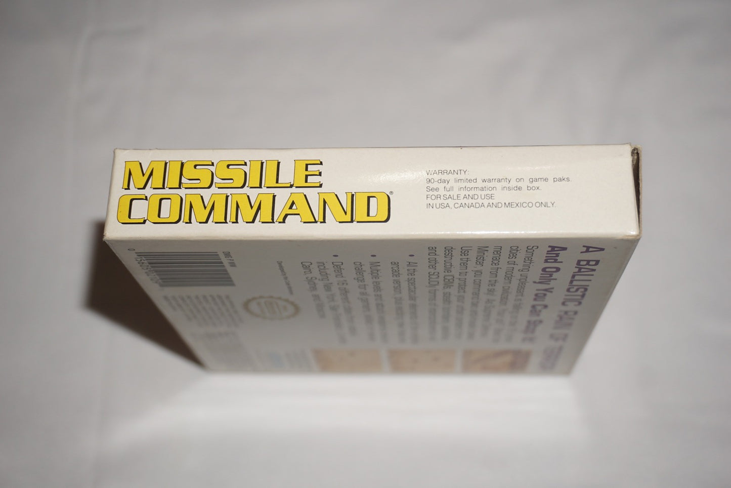 Missile Command (Nintendo Game Boy Gameboy) Complete in Box CIB