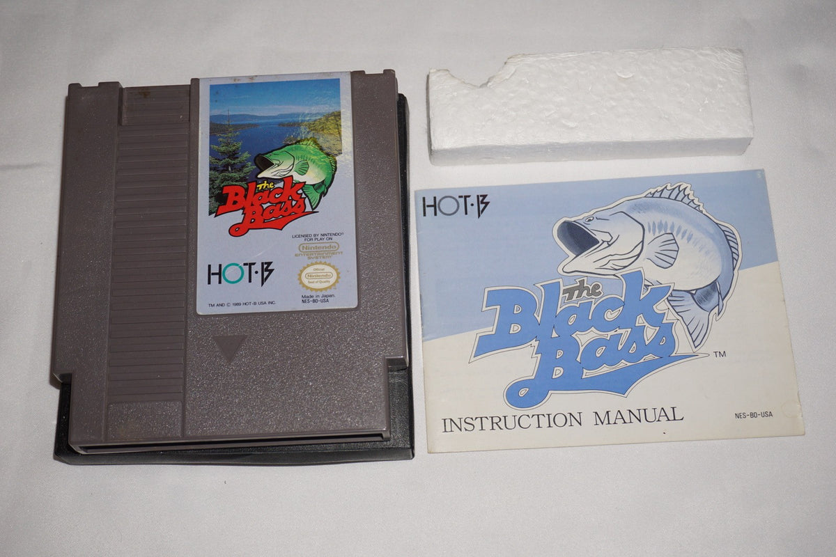 Black Bass (Nintendo NES) Complete in Box CIB