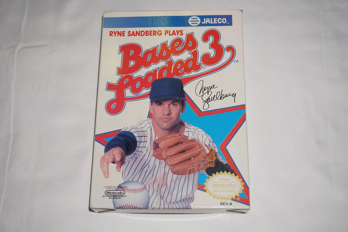 Bases Loaded 3 III (Nintendo NES) Complete in Box CIB