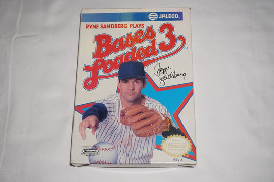 Bases Loaded 3 III (Nintendo NES) Complete in Box CIB