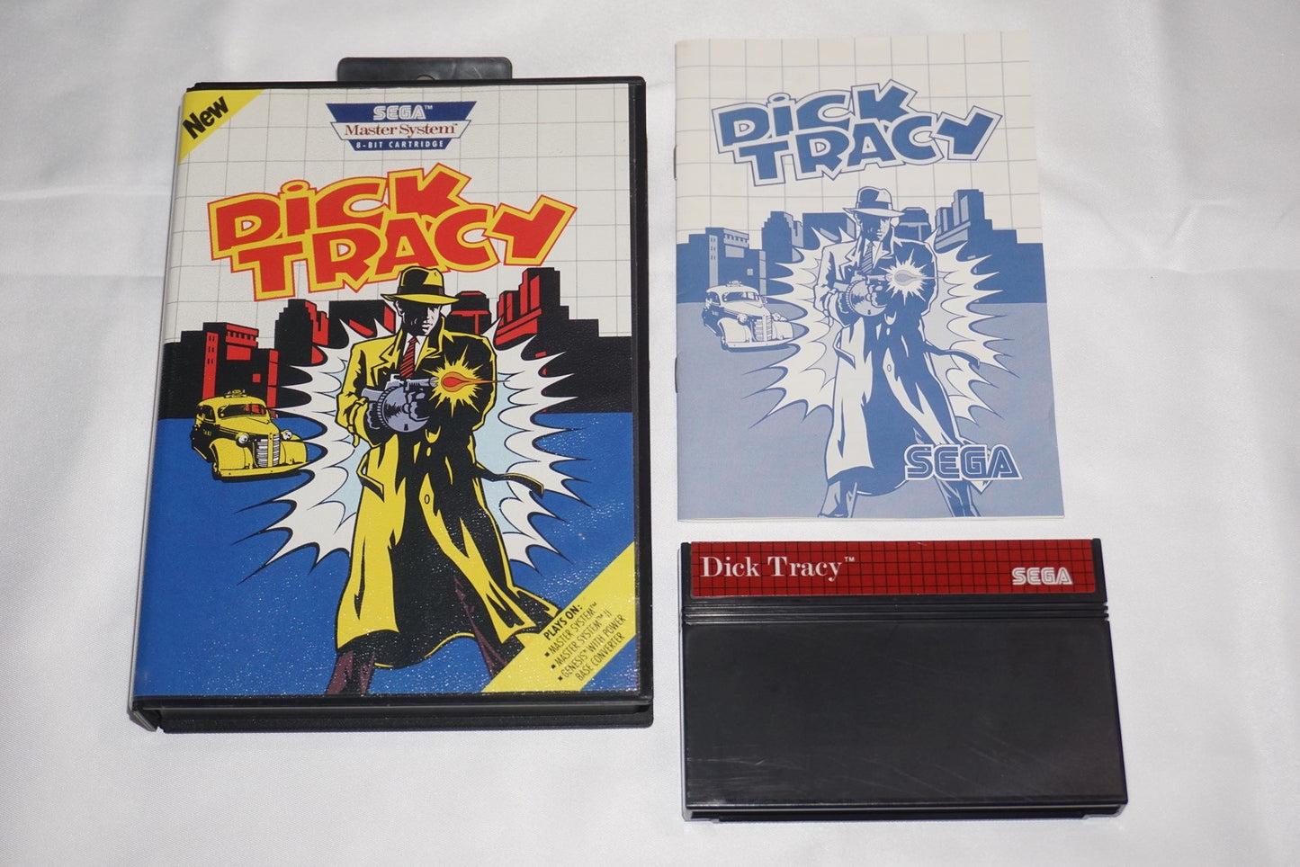 Dick Tracy (Sega Master System SMS) Complete in Case