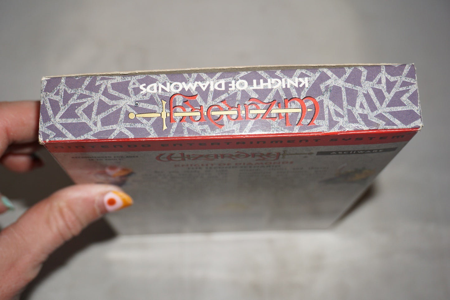 Wizardry Knight of Diamonds (Nintendo NES) Complete in Box CIB