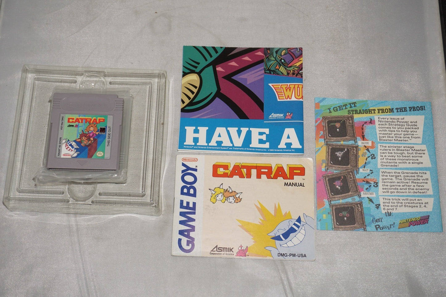 Catrap (Nintendo Gameboy Game Boy GB) Complete CIB Authentic