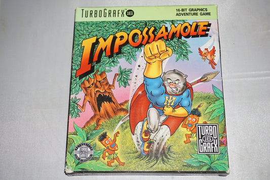 Impossamole (Turbo Grafx 16 tg16) Complete in Box CIB