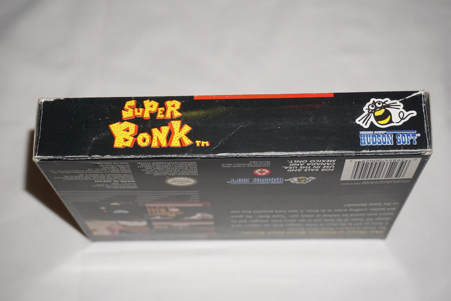 Super Bonk (Super Nintendo SNES) Complete in Box CIB
