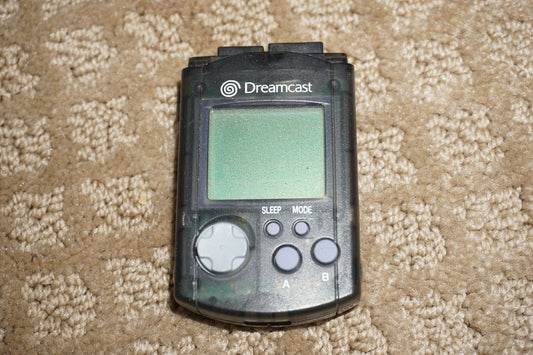 Smoke Clear Black Visual Memory Unit VMU (Sega Dreamcast) Official HKT 7000