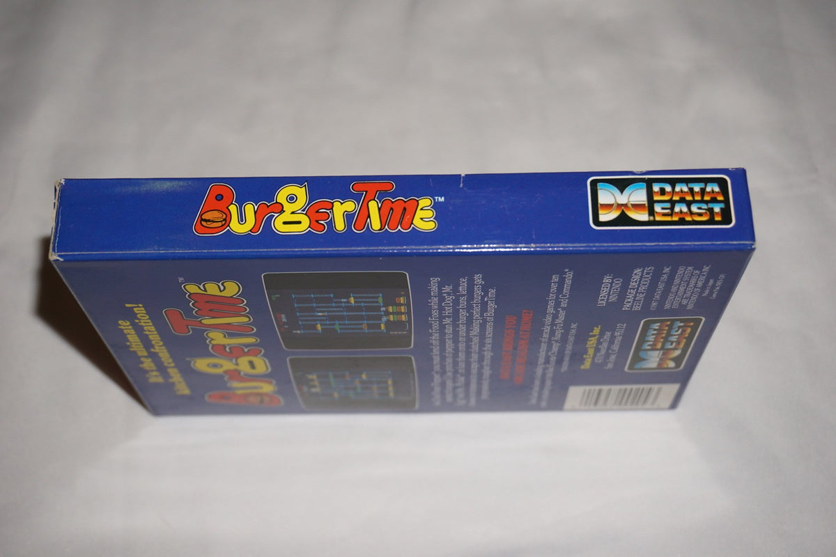 Burgertime (Nintendo NES) Complete in Box w/ Reg CIB