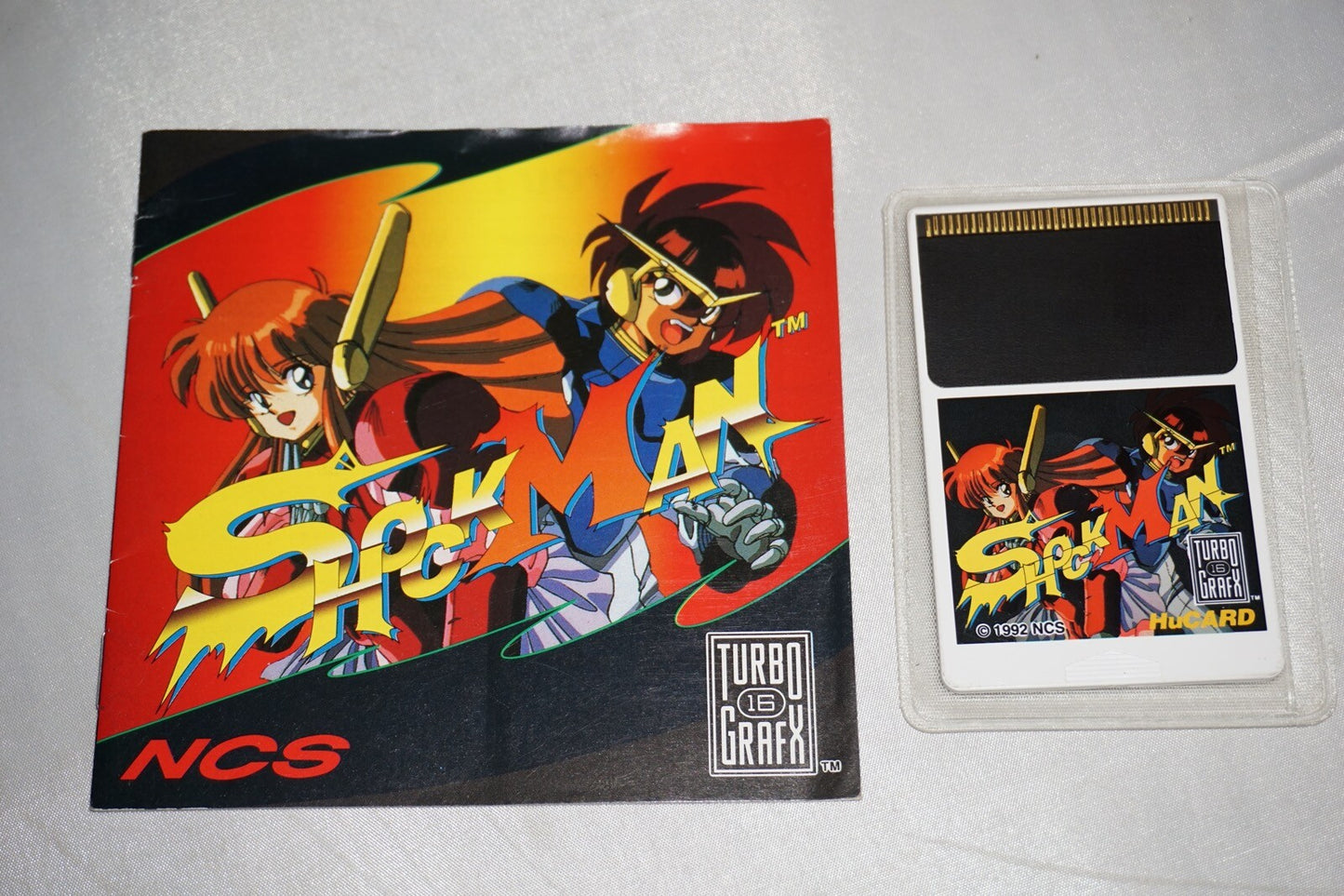 Shockman (Turbo Grafx 16 tg16) with Manual Turbografx