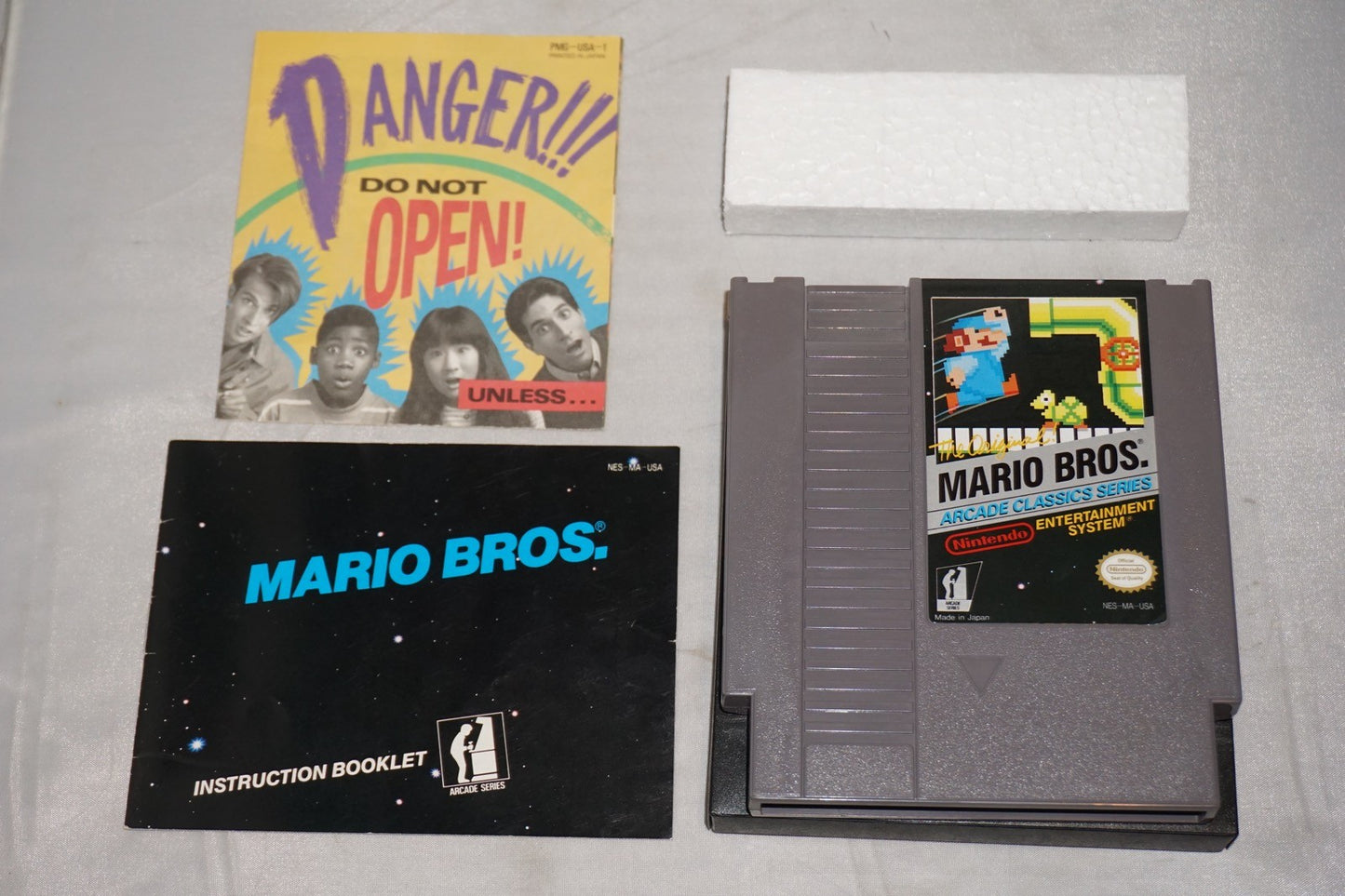 Mario Bros Arcade Series Rev A (Nintendo NES) Complete in Box CIB