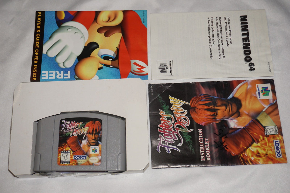 Fighters Destiny 1 (Nintendo 64 N64) Complete in Box CIB