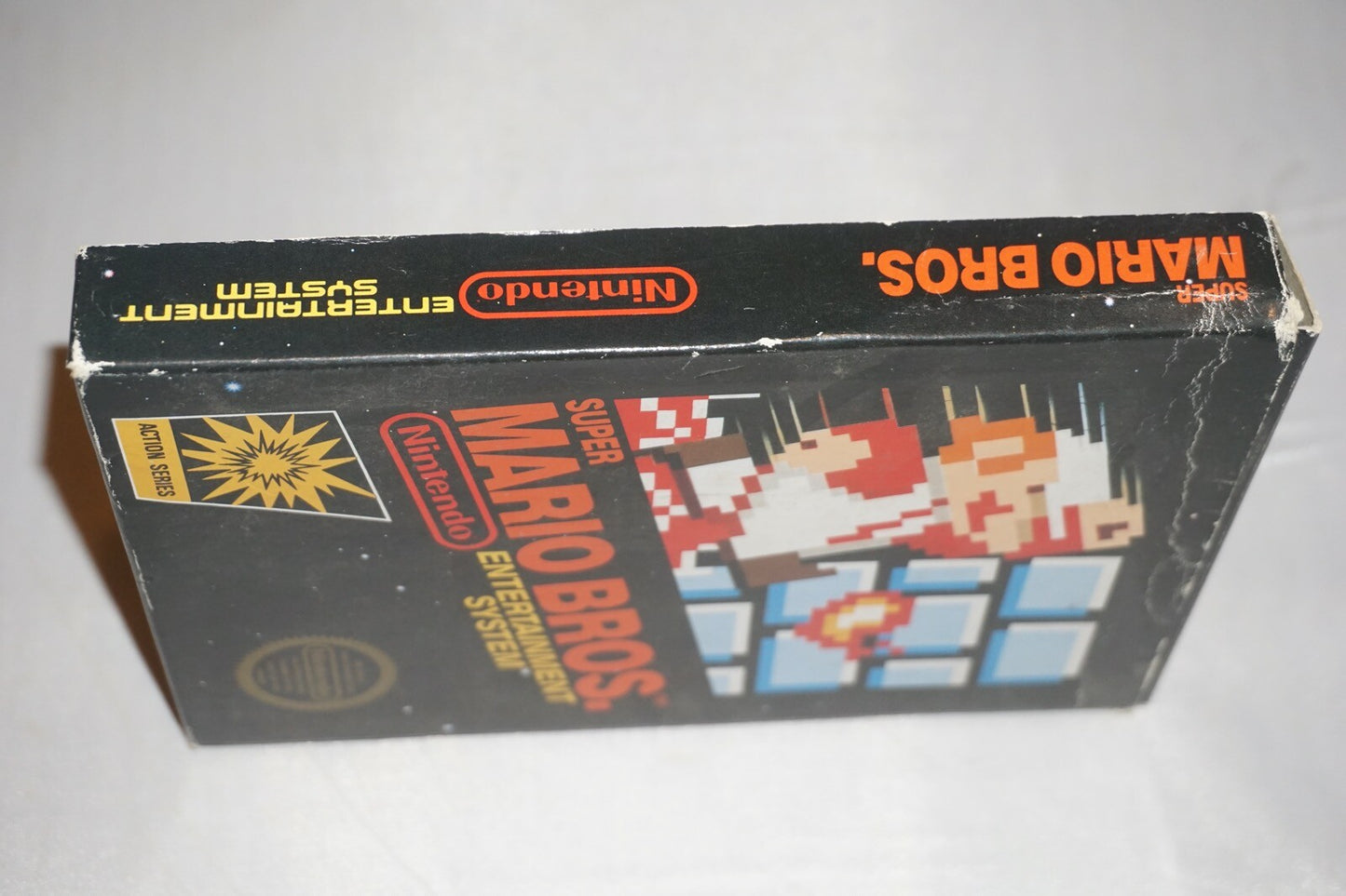 Super Mario Bros HANGTAB (Nintendo NES) Complete in Box CIB #2