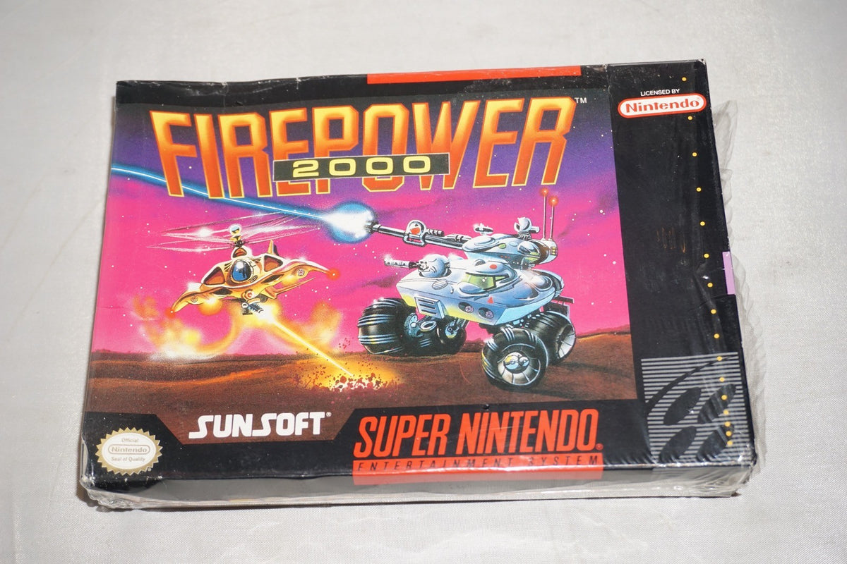Firepower 2000 (Super Nintendo SNES) Complete in Box CIB