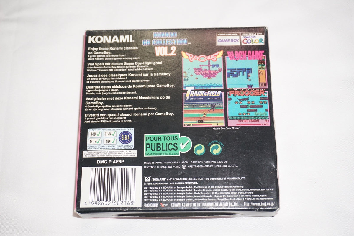 Konami GB Collection Vol 2 (Game Boy Color Gameboy) Complete in Box CIB