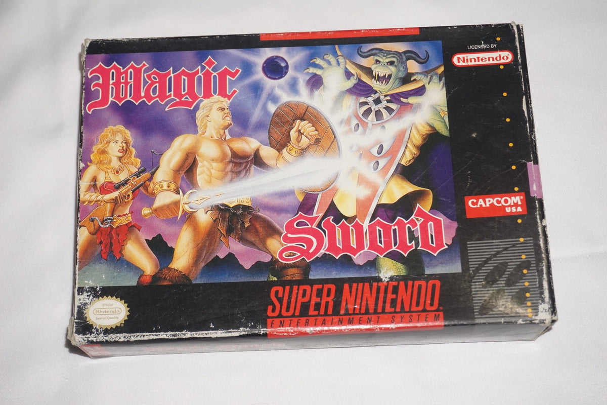 Magic Sword (Super Nintendo SNES) Complete in Box CIB