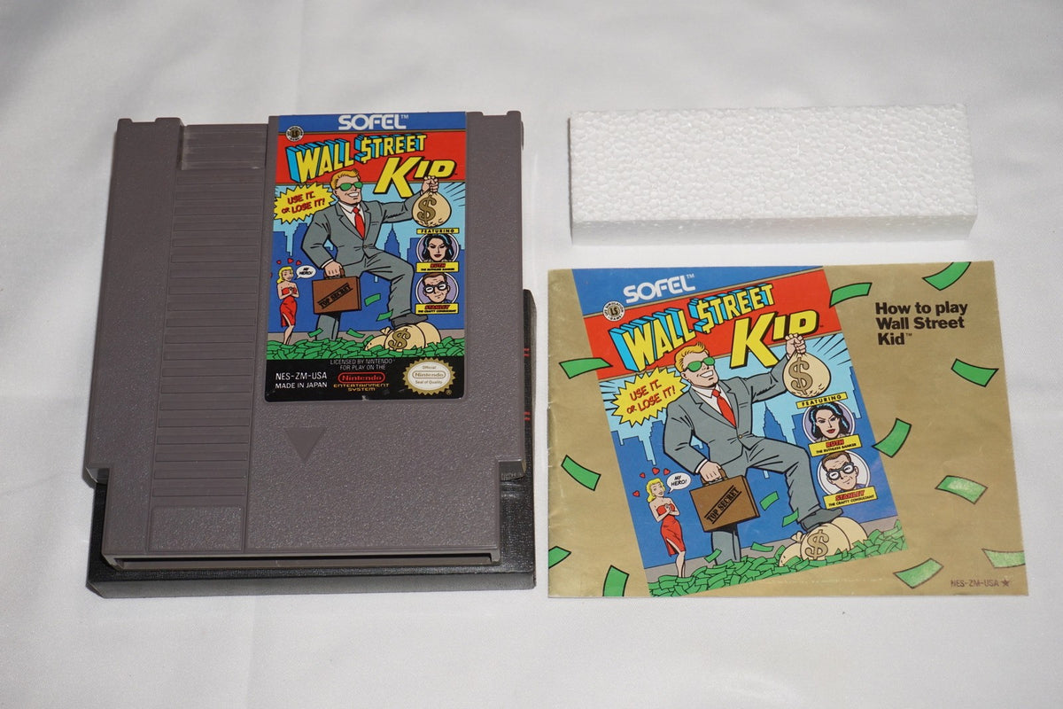 Wall Street Kid (Nintendo NES) Complete in Box CIB