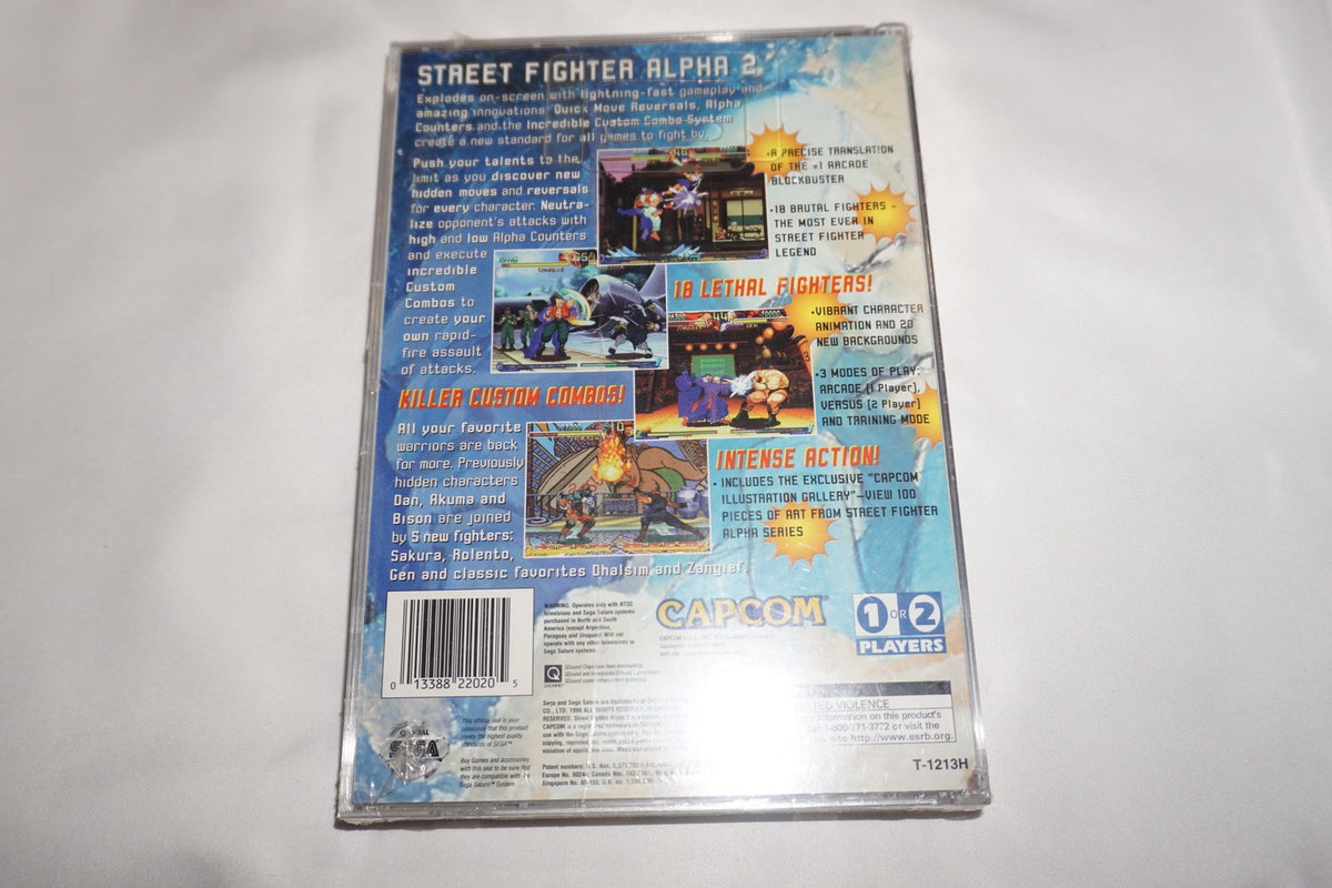 Street Fighter Alpha 2 (Sega Saturn) NEW Sealed