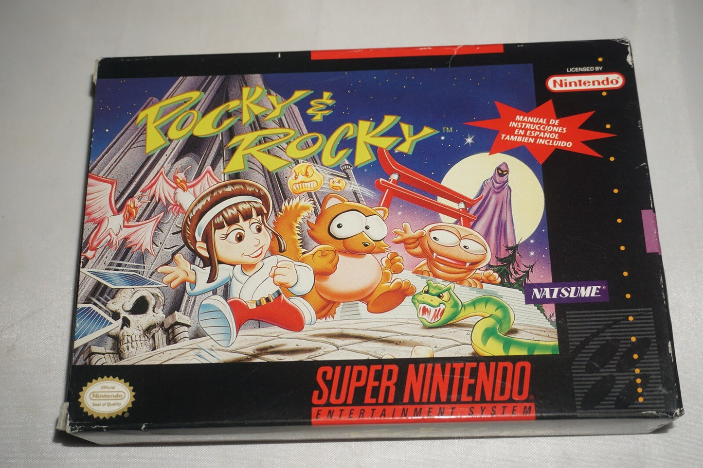 Pocky & Rocky 1 (Super Nintendo SNES) Complete in Box CIB