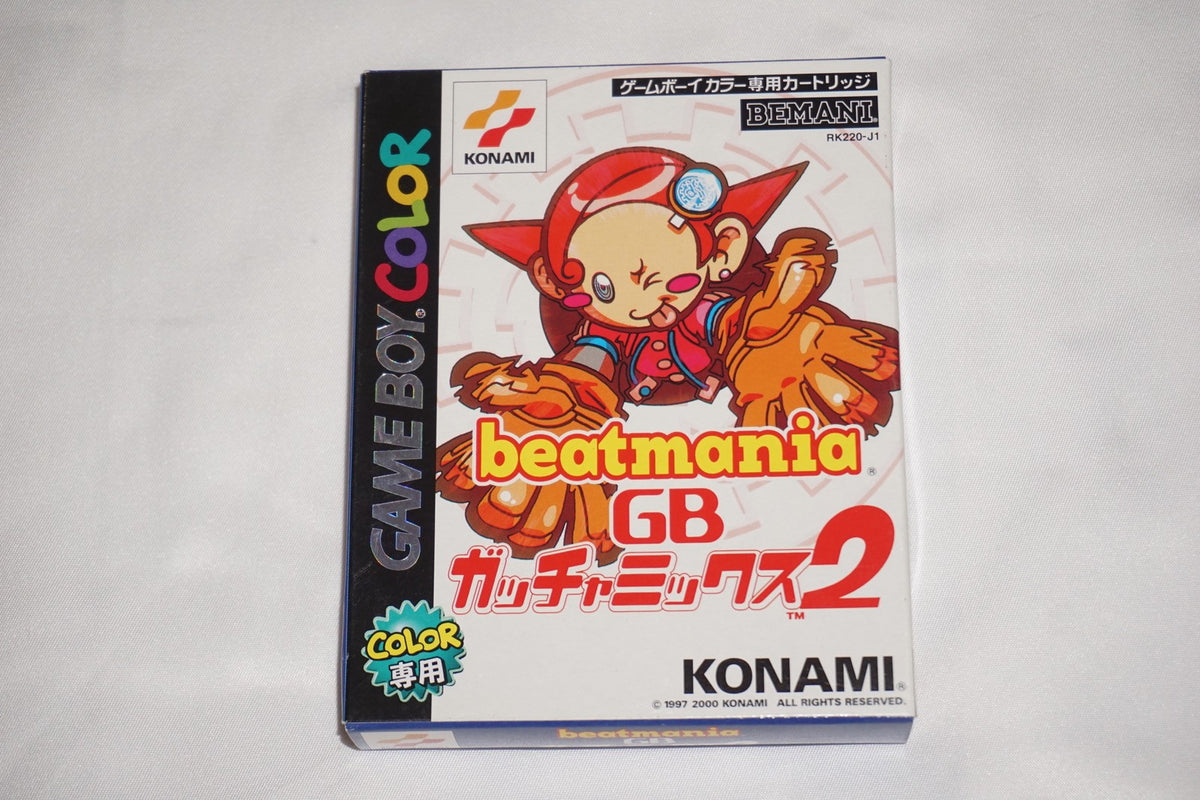 Beatmania Gacha Mix 2 (Game Boy Color GameBoy) Complete in Box CIB Japan Import