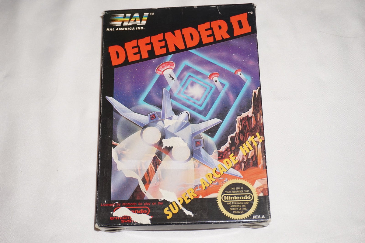 Defender II 2 (Nintendo NES) Complete in Box CIB
