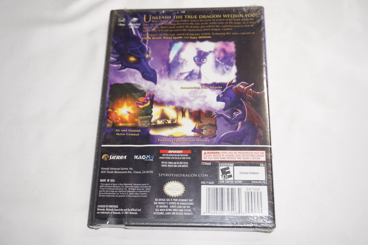 Legend of Spyro A New Beginning (Nintendo Gamecube) NEW Sealed
