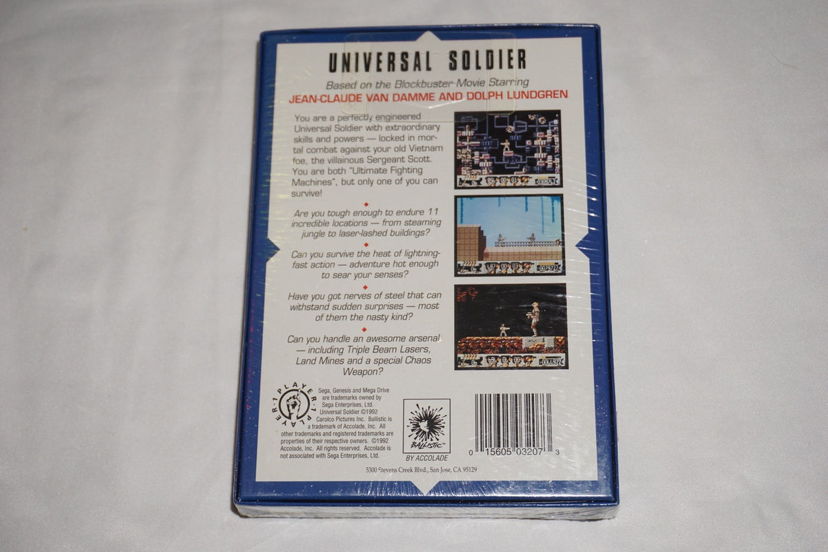 Universal Soldier (Sega Genesis) NEW Sealed