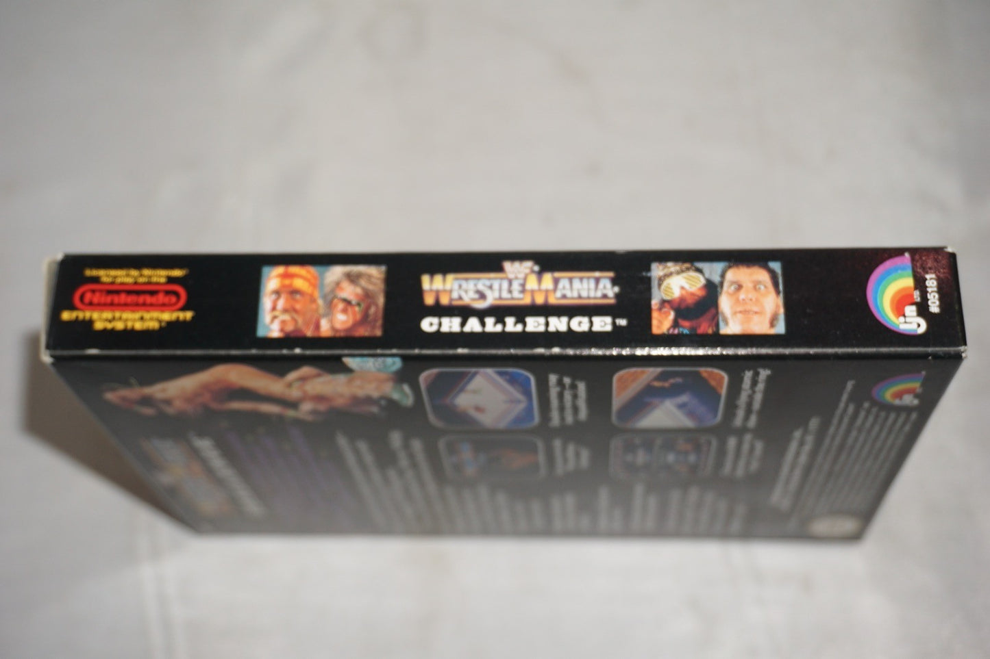 WWF WWE Wrestlemania Challenge (Nintendo NES) Complete in Box CIB