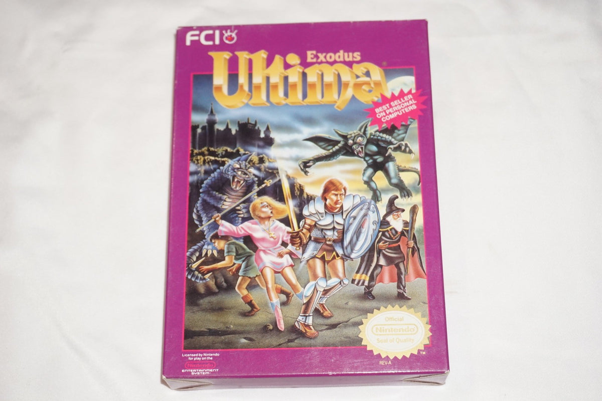 Ultima Exodus (Nintendo NES) Complete in Box CIB