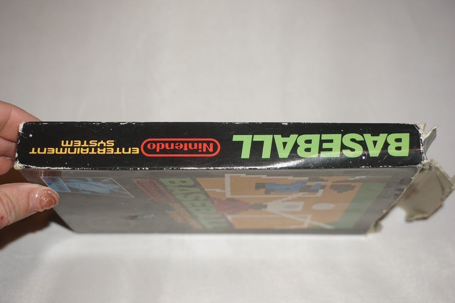 Baseball HANGTAB (Nintendo NES) Complete in Box CIB #2