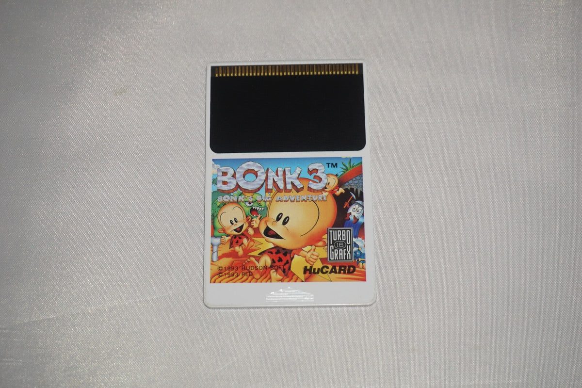 Bonk 3: Bonk's Big Adventure (Turbo Grafx 16 tg16) Cart Only Turbografx