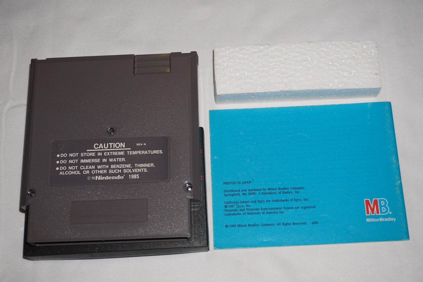 California Games (Nintendo NES) Complete in Box CIB