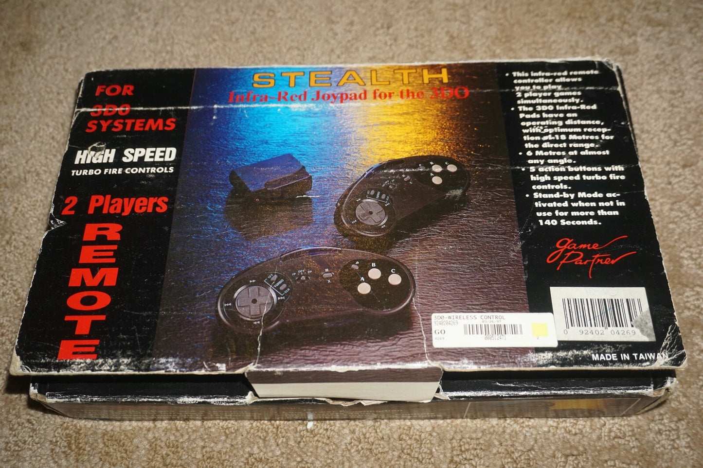 Stealth Infra-Red Joypad Controller (Panasonic 3do) Complete in Box
