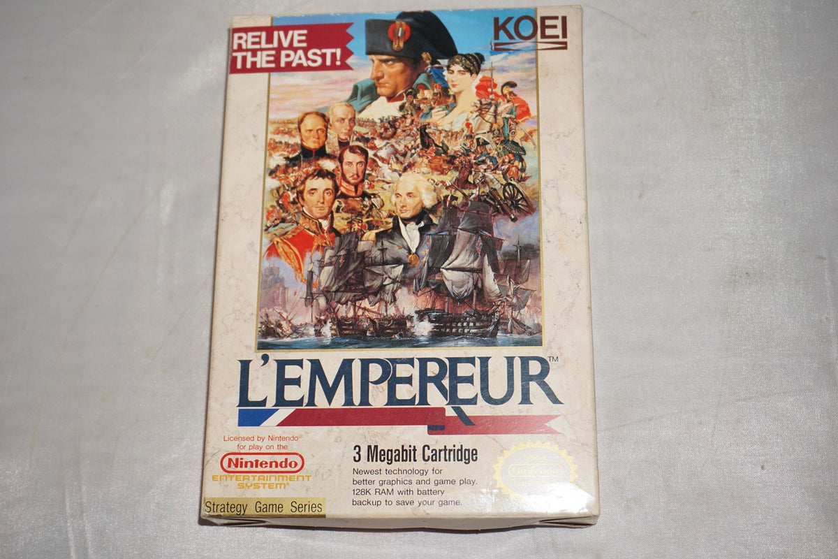 L'empereur (Nintendo NES) Complete in Box w/ Poster CIB