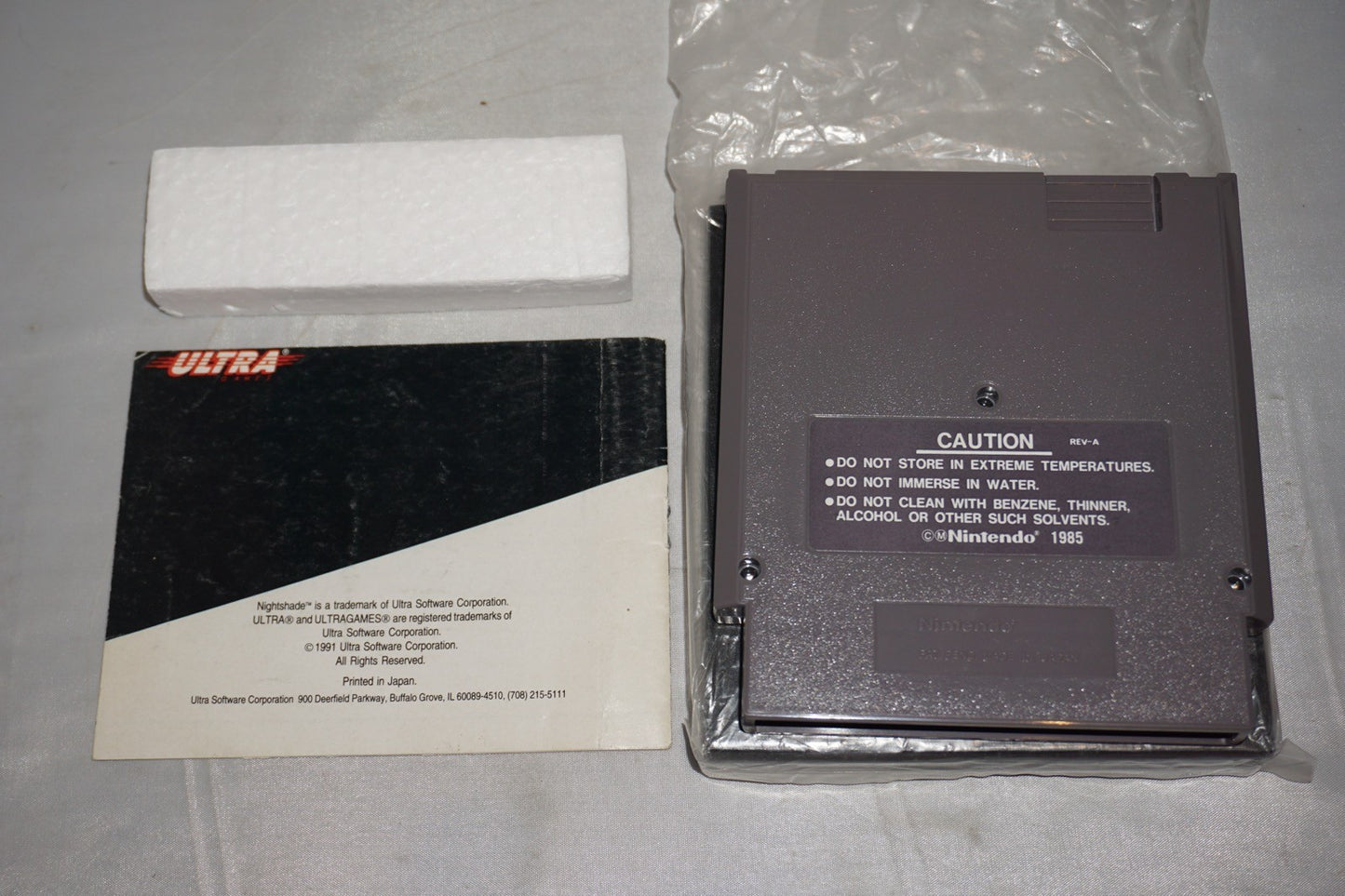 Nightshade (Nintendo NES) Complete in Box CIB