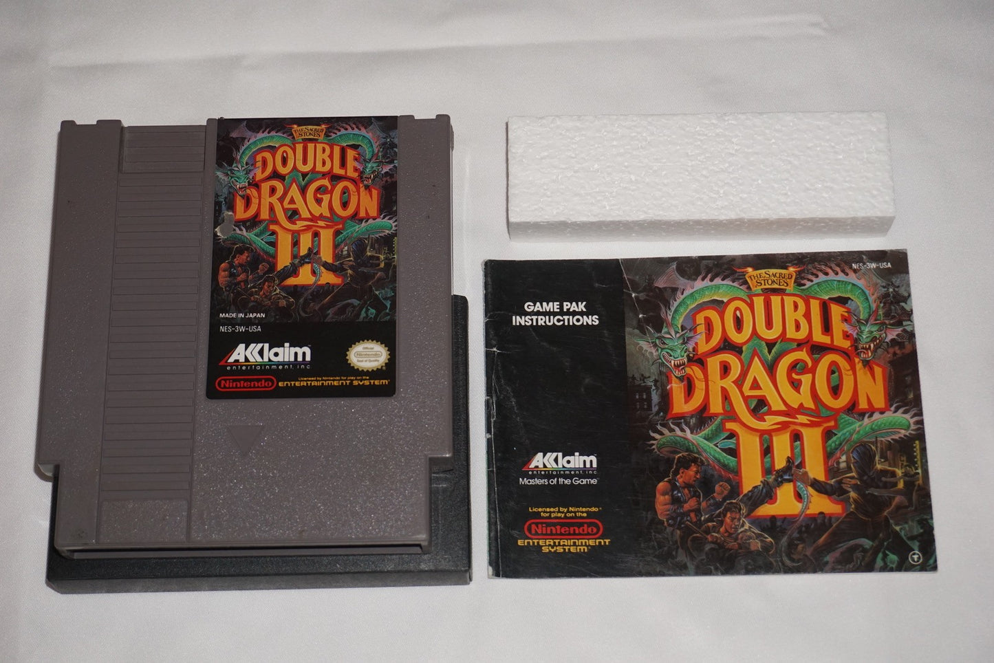 Double Dragon III 3 (Nintendo NES) Complete in Box CIB