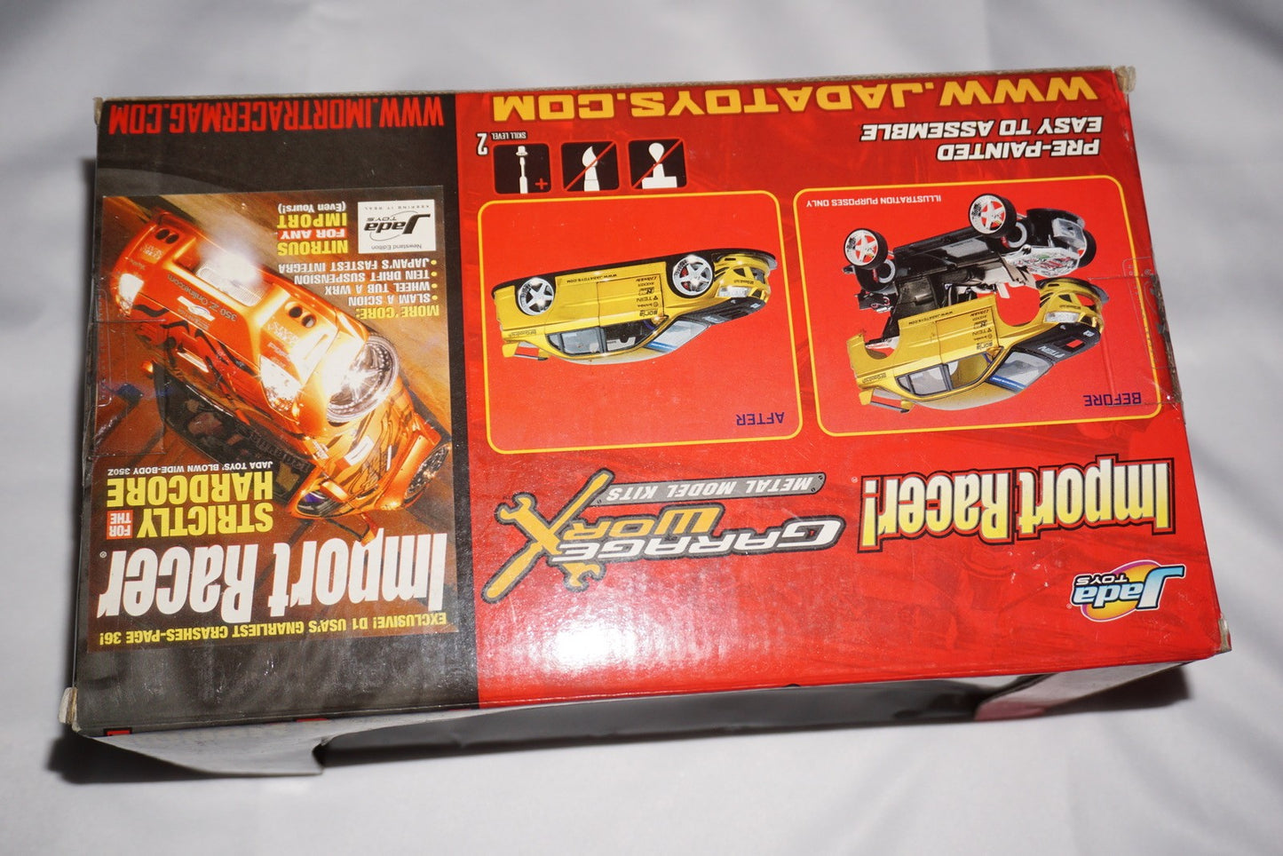 Mitsubishi Lancer Evolution VIII 8 Evo Gold Garage Worx Jada Toys 1:24 NEW