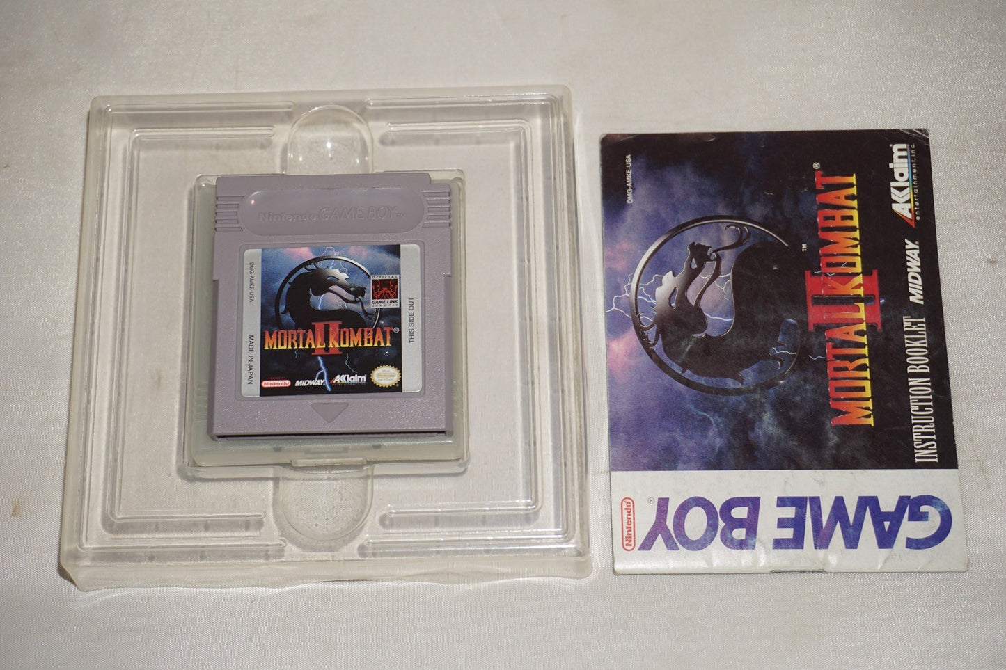 Mortal Kombat II 2 (Nintendo Gameboy Game Boy GB) Complete CIB Authentic