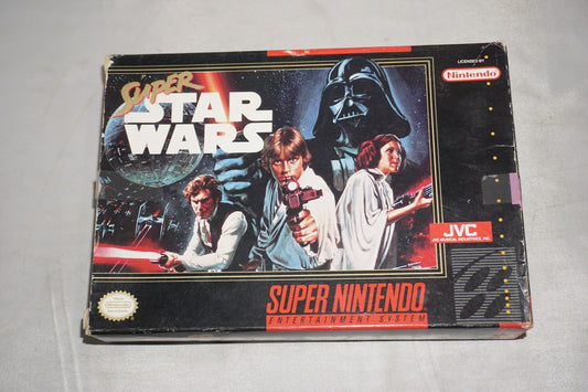 Super Star Wars (Super Nintendo SNES) Complete in Box CIB