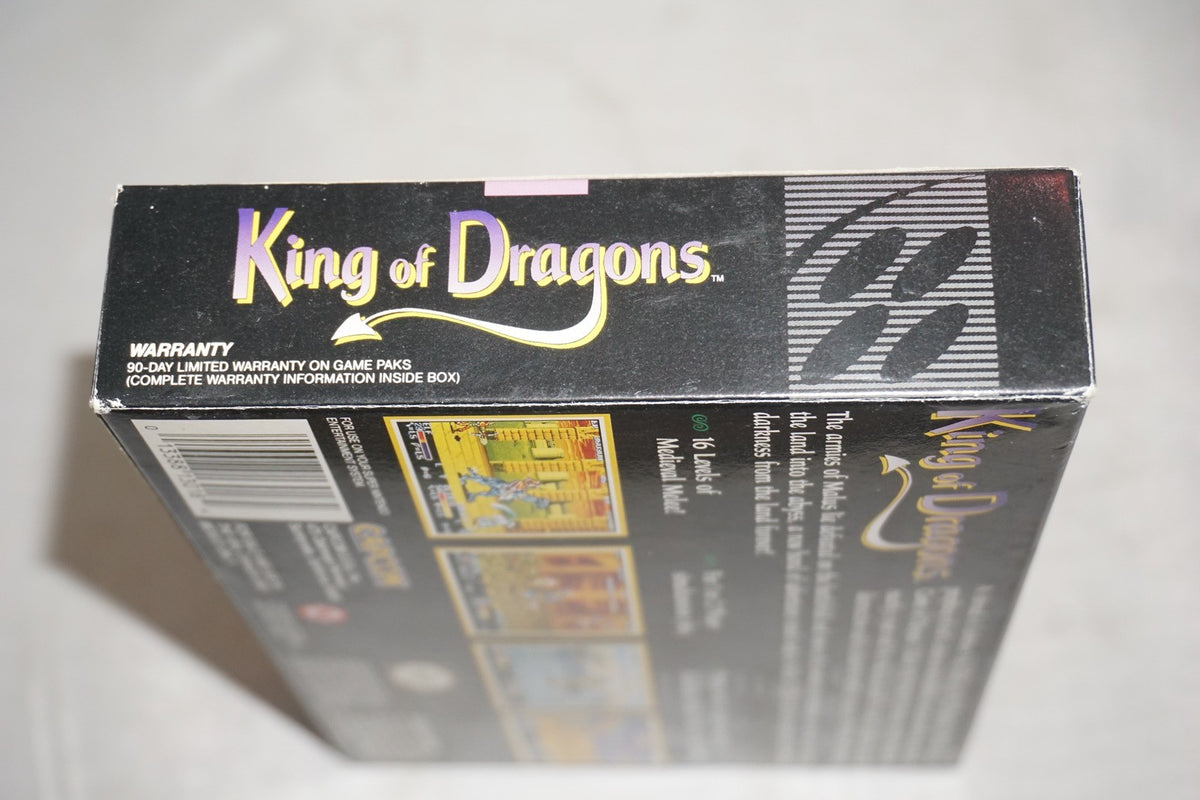 King Of Dragons (Super Nintendo SNES) Complete in Box w/ Reg Card CIB Near Mint