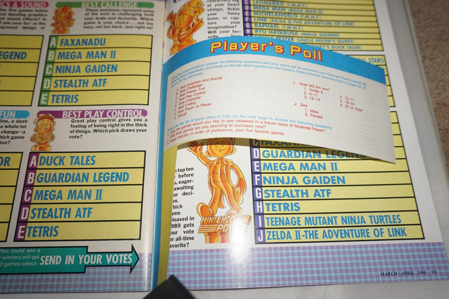 March/April 1990 Super Mario Bros 3 Nintendo Power Magazine #1 Map Tips